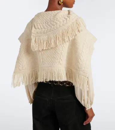 Marant Etoile Kacie cable-knit wool-blend poncho | Thumbnail 5 Marant Etoile Kacie cable-knit wool-blend poncho | Thumbnail 5