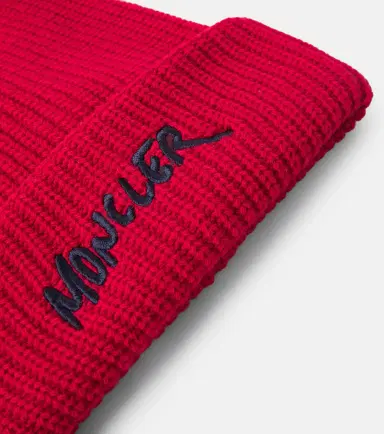 Moncler Enfant Ribbed-knit wool and cashmere beanie | Thumbnail 2 Moncler Enfant Ribbed-knit wool and cashmere beanie | Thumbnail 2