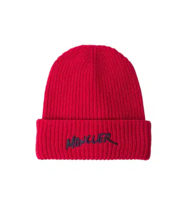 Moncler Enfant Ribbed-knit wool and cashmere beanie | Thumbnail 1 Moncler Enfant Ribbed-knit wool and cashmere beanie | Thumbnail 1