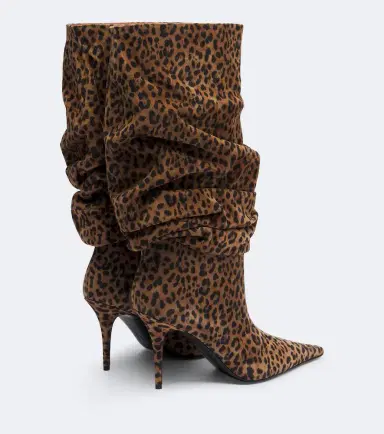 Amina Muaddi Anok leopard-print suede knee-high boots | Thumbnail 2 Amina Muaddi Anok leopard-print suede knee-high boots | Thumbnail 2