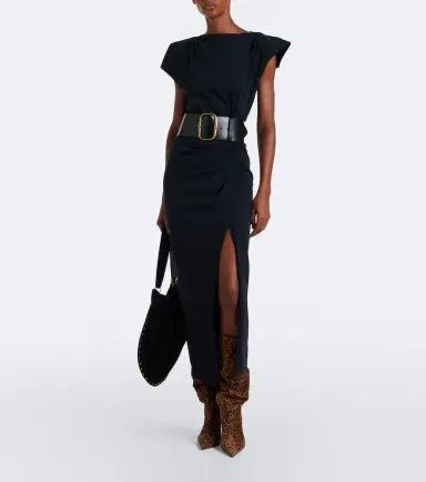 Amina Muaddi Anok leopard-print suede knee-high boots | Thumbnail 5 Amina Muaddi Anok leopard-print suede knee-high boots | Thumbnail 5
