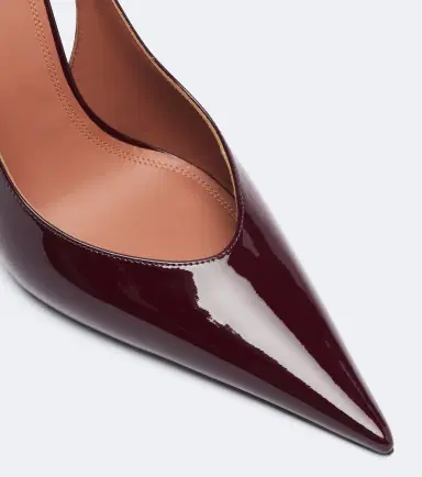 Amina Muaddi Anok patent leather slingback pumps | Thumbnail 2 Amina Muaddi Anok patent leather slingback pumps | Thumbnail 2