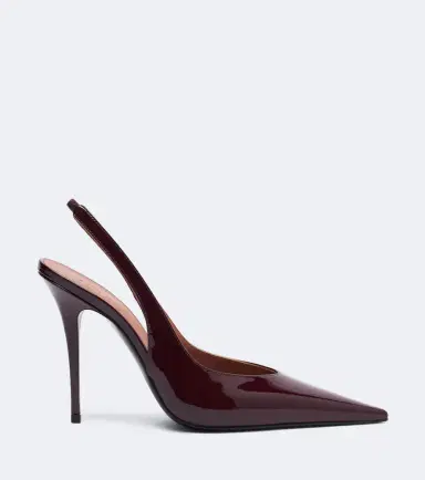 Amina Muaddi Anok patent leather slingback pumps | Thumbnail 3 Amina Muaddi Anok patent leather slingback pumps | Thumbnail 3