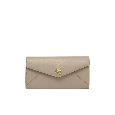 Chloé Envelope long wallet with flap in grained leather | Thumbnail 1 Chloé Envelope long wallet with flap in grained leather | Thumbnail 1