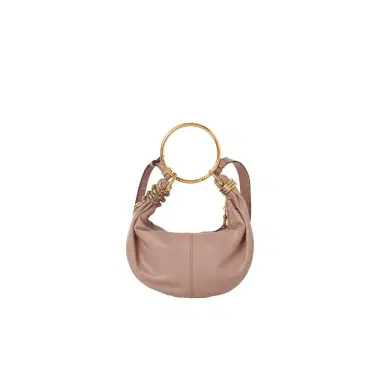 Chloé Small Snake Bracelet Hobo bag in grained leather | Thumbnail 1 Chloé Small Snake Bracelet Hobo bag in grained leather | Thumbnail 1
