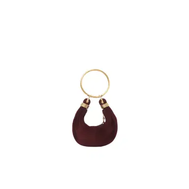Chloé Mini Bracelet Hobo bag in suede leather | Thumbnail 1 Chloé Mini Bracelet Hobo bag in suede leather | Thumbnail 1