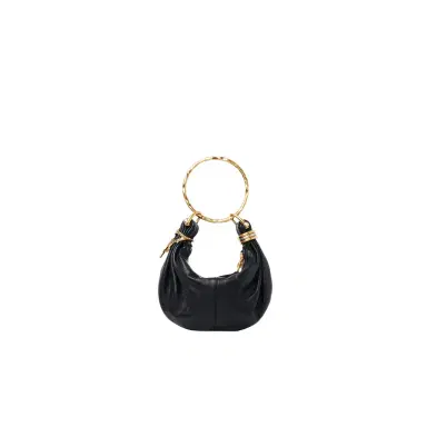 Chloé Mini Bracelet Hobo bag in grained leather | Thumbnail 1 Chloé Mini Bracelet Hobo bag in grained leather | Thumbnail 1