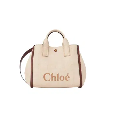 Chloé Chloé Carry tote bag in raffia-effect fibers | Thumbnail 1 Chloé Chloé Carry tote bag in raffia-effect fibers | Thumbnail 1