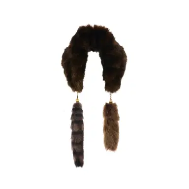 Chloé The Treasure Tails scarf in shearling | Thumbnail 1 Chloé The Treasure Tails scarf in shearling | Thumbnail 1
