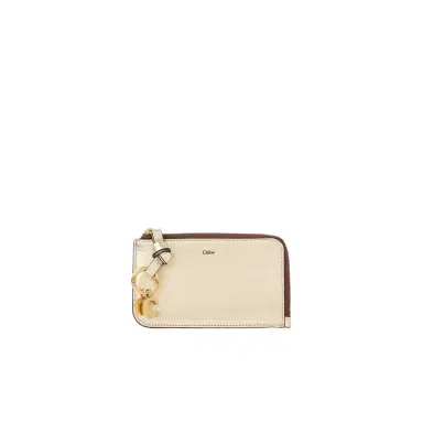 Chloé Alphabet wallet in metallized leather | Thumbnail 1 Chloé Alphabet wallet in metallized leather | Thumbnail 1