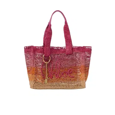 Chloé Summer Banana east-west tote bag in raffia | Thumbnail 1 Chloé Summer Banana east-west tote bag in raffia | Thumbnail 1
