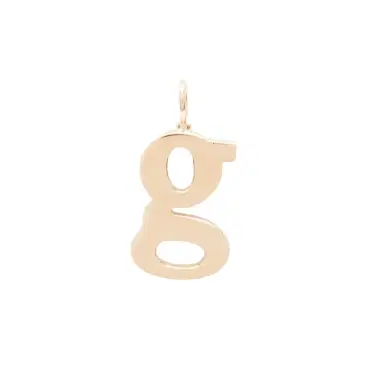 Chloé Alphabet letter G charm in brass | Thumbnail 1 Chloé Alphabet letter G charm in brass | Thumbnail 1