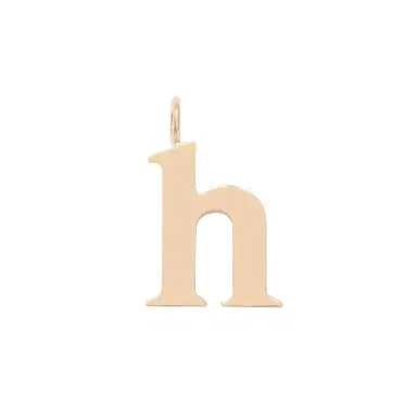 Chloé Alphabet letter H charm in brass | Thumbnail 1 Chloé Alphabet letter H charm in brass | Thumbnail 1