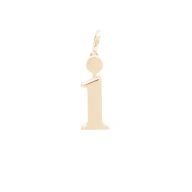 Chloé Alphabet letter I charm in brass | Thumbnail 1 Chloé Alphabet letter I charm in brass | Thumbnail 1