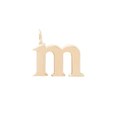 Chloé Alphabet letter M charm in brass | Thumbnail 1 Chloé Alphabet letter M charm in brass | Thumbnail 1