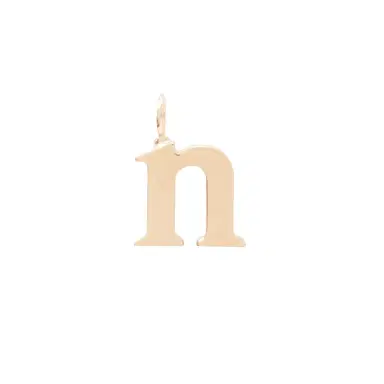 Chloé Alphabet letter N charm in brass | Thumbnail 1 Chloé Alphabet letter N charm in brass | Thumbnail 1