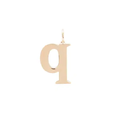 Chloé Alphabet letter Q charm in brass | Thumbnail 1 Chloé Alphabet letter Q charm in brass | Thumbnail 1