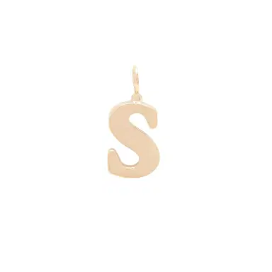 Chloé Alphabet letter S charm in brass | Thumbnail 1 Chloé Alphabet letter S charm in brass | Thumbnail 1