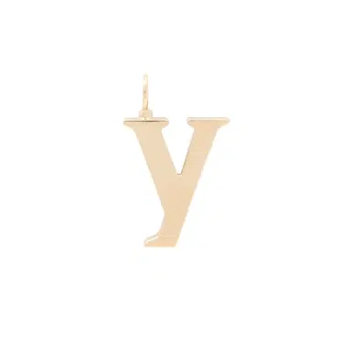 Chloé Alphabet letter Y charm in brass | Thumbnail 1 Chloé Alphabet letter Y charm in brass | Thumbnail 1