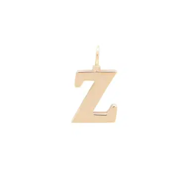 Chloé Alphabet letter Z charm in brass | Thumbnail 1 Chloé Alphabet letter Z charm in brass | Thumbnail 1