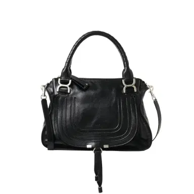 Chloé Marcie bag in shiny leather | Thumbnail 1 Chloé Marcie bag in shiny leather | Thumbnail 1