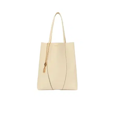 Chloé Chloé Spin tote bag in grained leather | Thumbnail 1 Chloé Chloé Spin tote bag in grained leather | Thumbnail 1