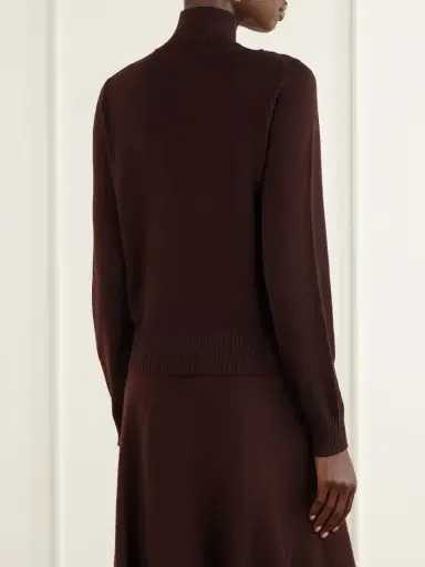 Zimmermann Valiant Lace-trimmed Wool Turtleneck Sweater | Thumbnail 3 Zimmermann Valiant Lace-trimmed Wool Turtleneck Sweater | Thumbnail 3