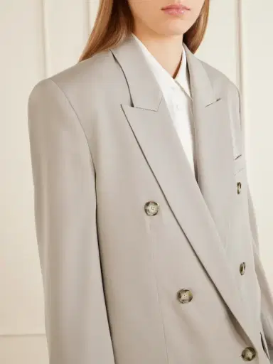 Stella McCartney Double-breasted Oversized Wool-twill Blazer | Thumbnail 5 Stella McCartney Double-breasted Oversized Wool-twill Blazer | Thumbnail 5