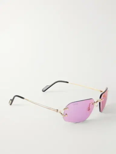 Cartier Eyewear Motifs De Cartier Round-frame Recycled-acetate Gold-tone Sunglasses | Thumbnail 3 Cartier Eyewear Motifs De Cartier Round-frame Recycled-acetate Gold-tone Sunglasses | Thumbnail 3