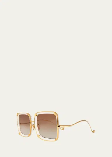 Anna-Karin Karlsson White Moon Mixed-Media Square Sunglasses | Thumbnail 2 Anna-Karin Karlsson White Moon Mixed-Media Square Sunglasses | Thumbnail 2