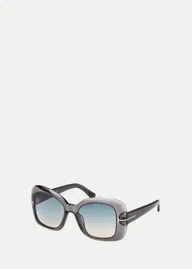 Tom Ford Sandra-02 52MM Square Sunglasses | Thumbnail 2 Tom Ford Sandra-02 52MM Square Sunglasses | Thumbnail 2