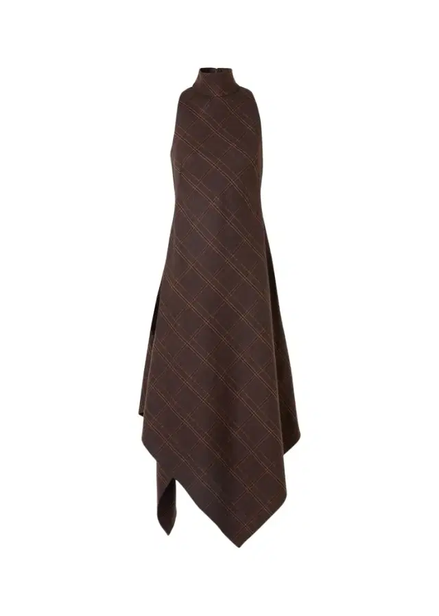 Blanket Check Wool-Blend Flannel Midi Dress Blanket Check Wool-Blend Flannel Midi Dress