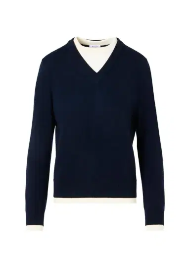 Akris punto Layered Wool-Cashmere Sweater | Thumbnail 1 Akris punto Layered Wool-Cashmere Sweater | Thumbnail 1