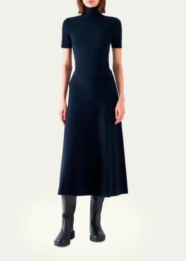 Akris punto Mock Turtleneck Stretch Wool Top | Thumbnail 2 Akris punto Mock Turtleneck Stretch Wool Top | Thumbnail 2