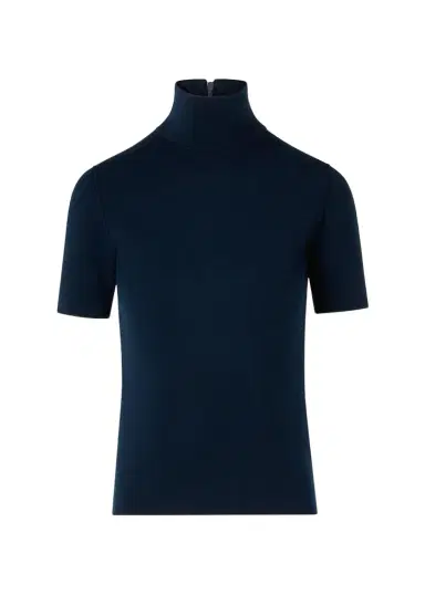 Akris punto Mock Turtleneck Stretch Wool Top | Thumbnail 1 Akris punto Mock Turtleneck Stretch Wool Top | Thumbnail 1
