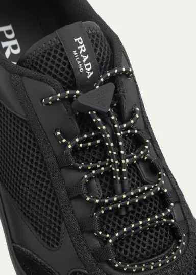 Prada Speedrock Mesh Fabric Sneakers | Thumbnail 5 Prada Speedrock Mesh Fabric Sneakers | Thumbnail 5