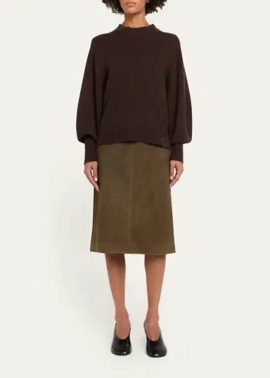 Proenza Schouler Irine Suede Midi Skirt | Thumbnail 2 Proenza Schouler Irine Suede Midi Skirt | Thumbnail 2