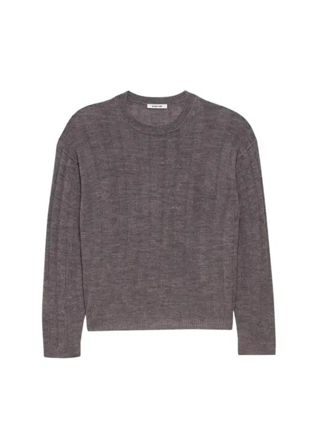 Men's Wide-Rib Wool and Nylon Crewneck Sweater Men's Wide-Rib Wool and Nylon Crewneck Sweater