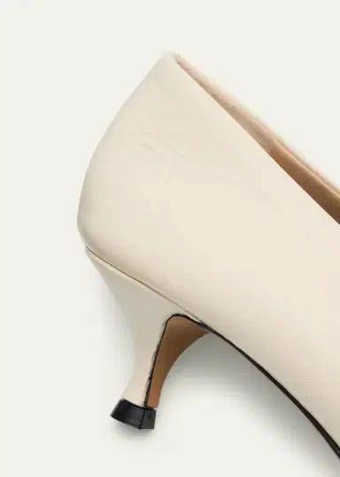 Le Monde Beryl 50mm Babouche Leather Kitten-Heel Pumps | Thumbnail 5 Le Monde Beryl 50mm Babouche Leather Kitten-Heel Pumps | Thumbnail 5