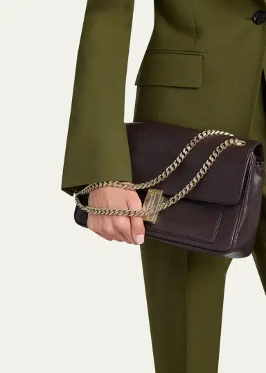 Tom Ford Mia T-Clasp Leather Shoulder Bag | Thumbnail 2 Tom Ford Mia T-Clasp Leather Shoulder Bag | Thumbnail 2