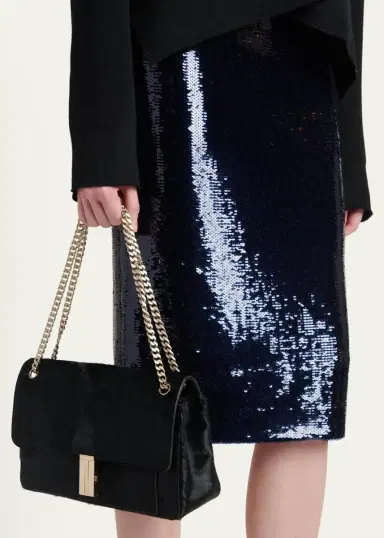 Tom Ford Mia Calf Hair Chain Shoulder Bag | Thumbnail 2 Tom Ford Mia Calf Hair Chain Shoulder Bag | Thumbnail 2