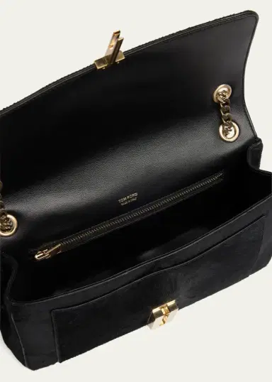 Tom Ford Mia Calf Hair Chain Shoulder Bag | Thumbnail 4 Tom Ford Mia Calf Hair Chain Shoulder Bag | Thumbnail 4
