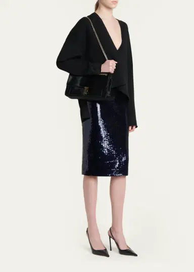 Tom Ford Mia Calf Hair Chain Shoulder Bag | Thumbnail 5 Tom Ford Mia Calf Hair Chain Shoulder Bag | Thumbnail 5