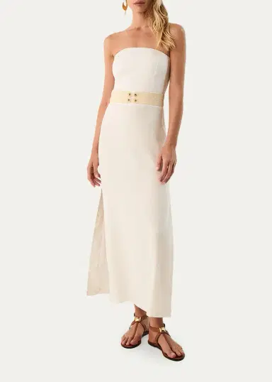 Vix Lian Strapless Midi Dress | Thumbnail 2 Vix Lian Strapless Midi Dress | Thumbnail 2