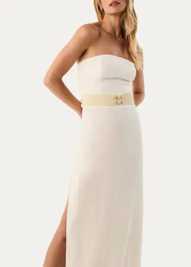 Vix Lian Strapless Midi Dress | Thumbnail 4 Vix Lian Strapless Midi Dress | Thumbnail 4