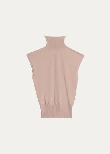 Rick Owens Turtleneck Fine Wool Knit Tank Top | Thumbnail 6 Rick Owens Turtleneck Fine Wool Knit Tank Top | Thumbnail 6