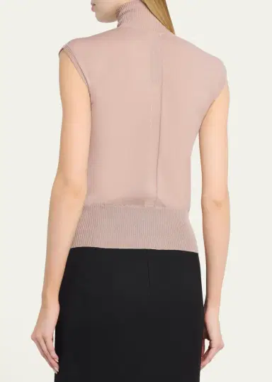 Rick Owens Turtleneck Fine Wool Knit Tank Top | Thumbnail 8 Rick Owens Turtleneck Fine Wool Knit Tank Top | Thumbnail 8