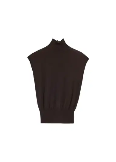 Rick Owens Turtleneck Fine Wool Knit Tank Top | Thumbnail 1 Rick Owens Turtleneck Fine Wool Knit Tank Top | Thumbnail 1