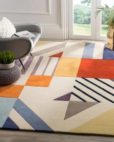 Safavieh Dustan Hand-Tufted Rug | Thumbnail 1 Safavieh Dustan Hand-Tufted Rug | Thumbnail 1