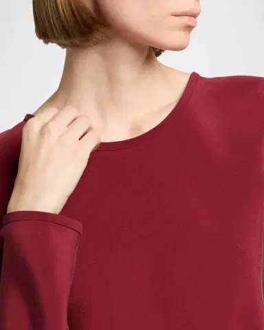 Giorgio Armani Long-Sleeve Silk Stretch Shirt | Thumbnail 5 Giorgio Armani Long-Sleeve Silk Stretch Shirt | Thumbnail 5